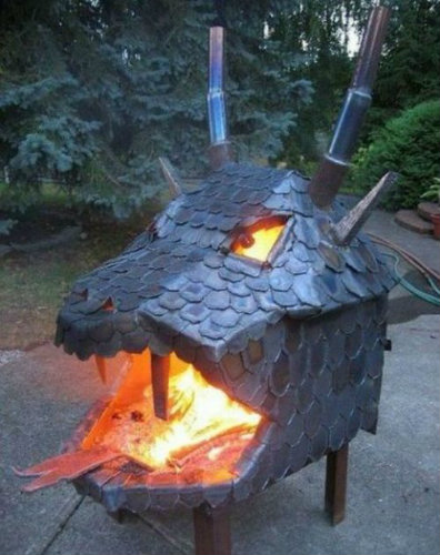 Dragon Head Fire Pit